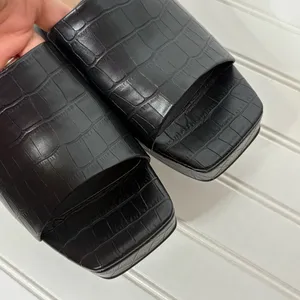 Dolce Vita Women's Marsha Platform Black Slide Sandals 402 thumbnail 6