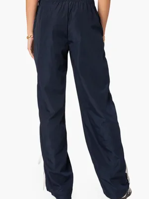 Edikted Remy Tie Sporty Track Pants Navy size Medium thumbnail 3