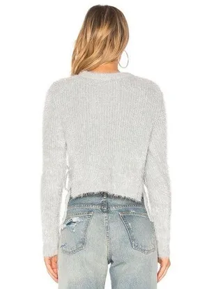 Majorelle / Revolve Marjorie Fuzzy Knit Sweater in Quartz thumbnail 7