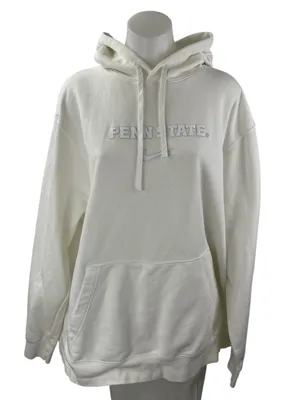 Nike Penn State Women's White Hoodie Hooded Pullover Sweatshirt Top Size XXL thumbnail 1