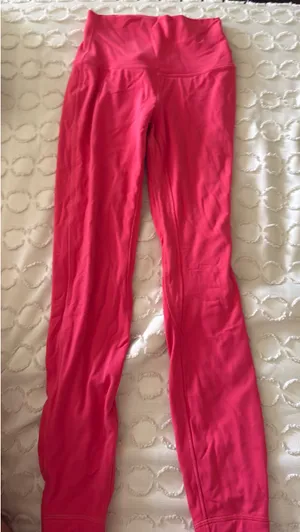 Pink Lululemon Leggings Align thumbnail 1