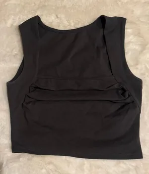 Grey Shein Crop Top thumbnail 1