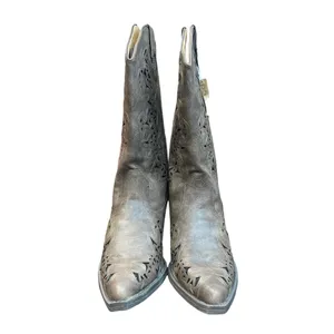 Roper Women's Alisa Metallic Inlay Boot - Pointed Toe -‎ 09-021-1556-1020 BR thumbnail 3