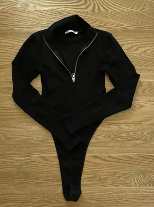 ZARA Ribbed Bodysuit thumbnail 1