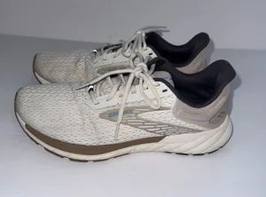 Brooks Women's Running Sneakers in Cream and Brown thumbnail 1