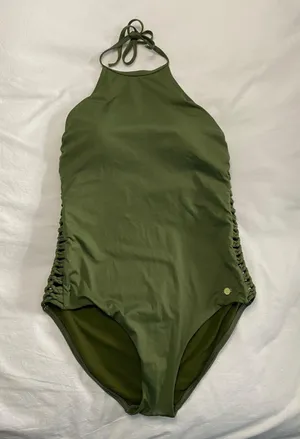 One Piece Sunseeker Green Open Sides Swimsuit thumbnail 1