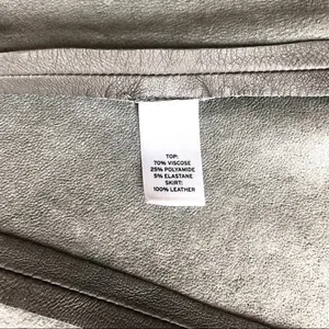 HINGE Leather Panel Peplum SKIRT GREY SIZE XS $198 VERY CHIC NORDSTROM thumbnail 12