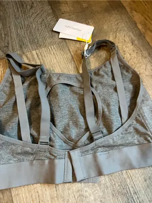 NWT momcozy Gray Maternity/Nursing Bra -‎ Seamless Comfort thumbnail 7