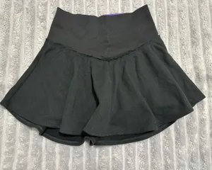 JoyLab Black Circle Skirt with Wide Waistband thumbnail 1