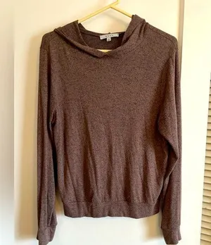 Gaze hooded sweater Brown thumbnail 1