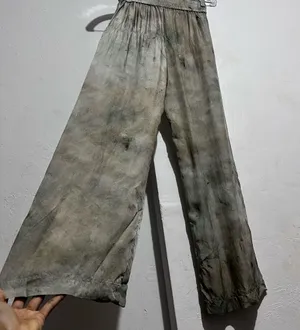 Aritzia Wilfred Aries Pants High Waisted Wide Leg Icy Sage Frost Size XS thumbnail 1