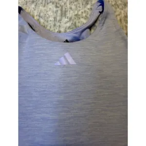 Adidas Tone Melange Training Tank Top‎ Women's Lavender Size L thumbnail 2