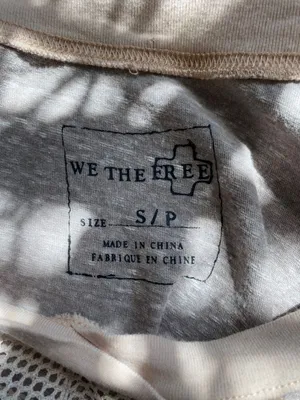 Free People We The Free Top Size Small thumbnail 3
