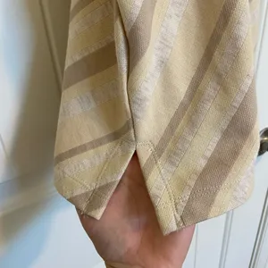 EUC | Free‎ People women’s striped high neck cut tank top — small thumbnail 6