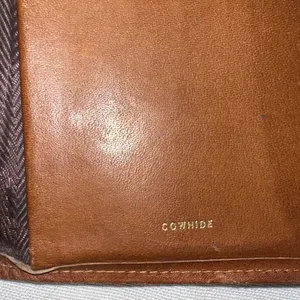 Rolfs Brown Leather Wallet cowhide vintage rare thumbnail 7