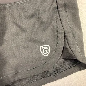 Goal Five Women Black Soccer Training Shorts Size Small Reflective Logo thumbnail 2