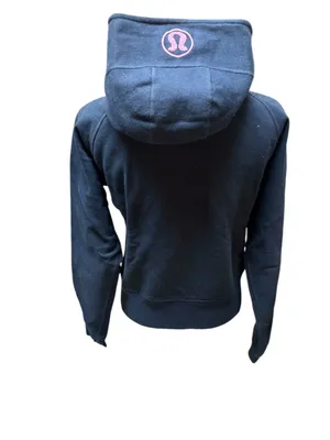 Lululemon Scuba Hoodie with Pink Lululemon Logo Lined Hood Size 12 (21” PTP) thumbnail 5