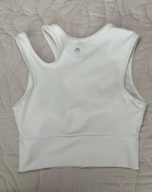 Lululemon White Tank thumbnail 3