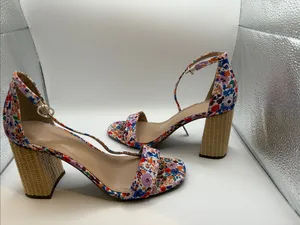 Kelly & Katie Floral Multi-Color Wedge Sandals thumbnail 5
