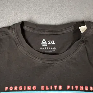 Reebok Crossfit T-shirt 2XL Black Cotton Short Sleeve Crew Neck‎ Graphic Tee thumbnail 4