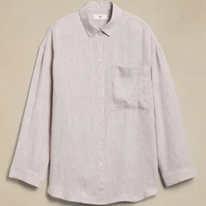 Banana Republic - Oversized Linen Shirt - M - Natural thumbnail 2
