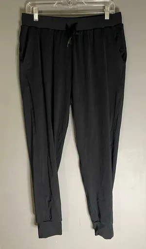 Libin Black Jogger Stretch Sweatpants With Pockets Size Large thumbnail 1