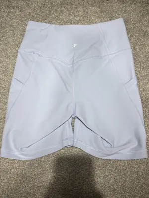 Old Navy Athletic Light Lavender Bike Shorts 7” thumbnail 2