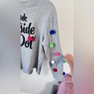 Final price Disney Women's Shirt - Minnie Think Outside The Dot Sweatshirt thumbnail 7