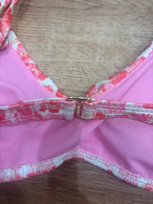 Hollister floral swim suit bikini top thumbnail 3