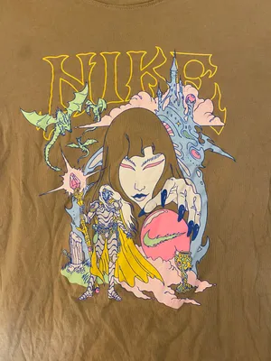 Nike Fantasy Graphic Haze Mystic Magic Shirt Tan thumbnail 2