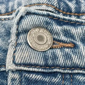 OLD NAVY Jeans Women's Size 18 Blue Denim Distressed OG High‎ Rise Straight Leg thumbnail 4