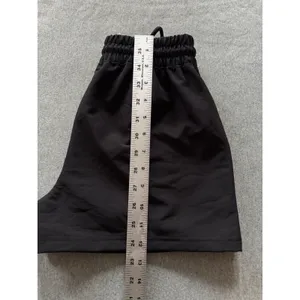 ALO Yoga Women's Alumni Black Nylon Pull-On Activewear Drawstring Shorts Sz S thumbnail 9