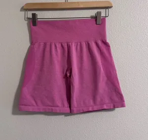 NVGTN High-Waist Pink Women's Shorts thumbnail 1