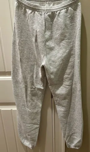 Women's Light Gray Joggers Size M thumbnail 1