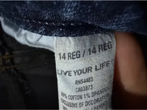 American Eagle Artist Women's Blue Denim Bootcut Jeans Size XL thumbnail 9