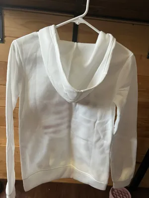 American Flag Hoodie White thumbnail 2