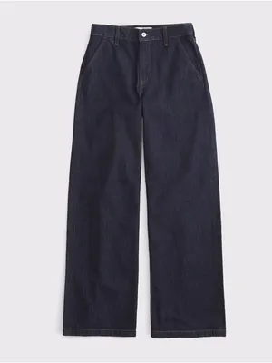 Abercrombie and Fitch High Rise Wide Leg Trouser Pant thumbnail 13