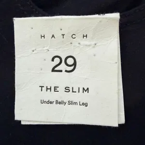 HATCH The Slim Under Belly Maternity Jeans Skinny in Jet Black Size 29 thumbnail 8