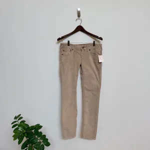 Free‎ People Taupe Corduroy Skinny Pants Size 29 NWT Neutral Stretch thumbnail 2