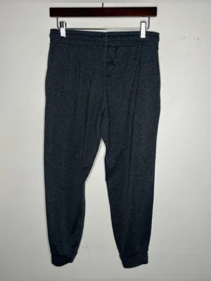 Vuori Charcoal Heather Mid Rise Performance Jogger Sweatpants Lounge Athleisure thumbnail 4