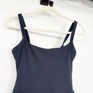FORM Womens Navy Blue Drop Waist Tennis Pickleball Athleisure Active Dress M thumbnail 4