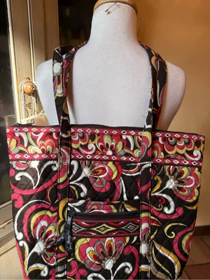 Vera Bradley Villager Quilted Tote thumbnail 4