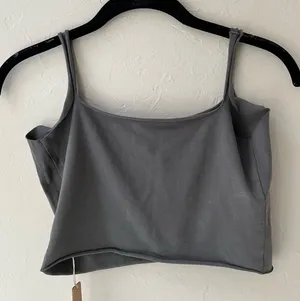 NWT G1 RARE SKIMS RAW EDGE CAMI TANK TOP IN gunmetal 3X thumbnail 1