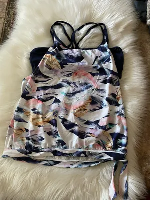 Athleta Vivid Side Tie Tankini Top thumbnail 8