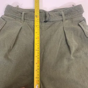 Babaton The Group Olive Green‎ Belted Utility Cargo Pants High Rise Pleated 4 thumbnail 4