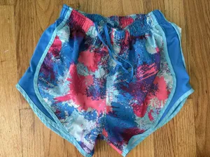 Nike Tempo Shorts Dri Blue Pink Light Pink‎ Extra Small XS running thumbnail 1