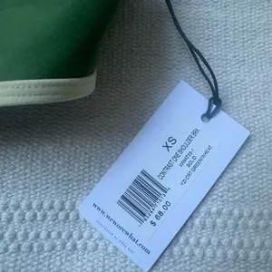 We wore what contrast one shoulder top green / wheat NWT XS thumbnail 3