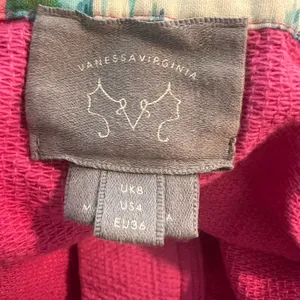 Anthropology‎ Vanessa Virginia Mini Cotton Skirt Size 4 Pockets Pink thumbnail 3