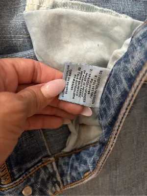Classic Blue Wide-Leg Denim Jeans thumbnail 4