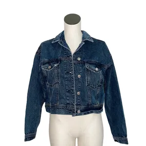 NWOT American Eagle Denim Crop Jean Jacket thumbnail 2